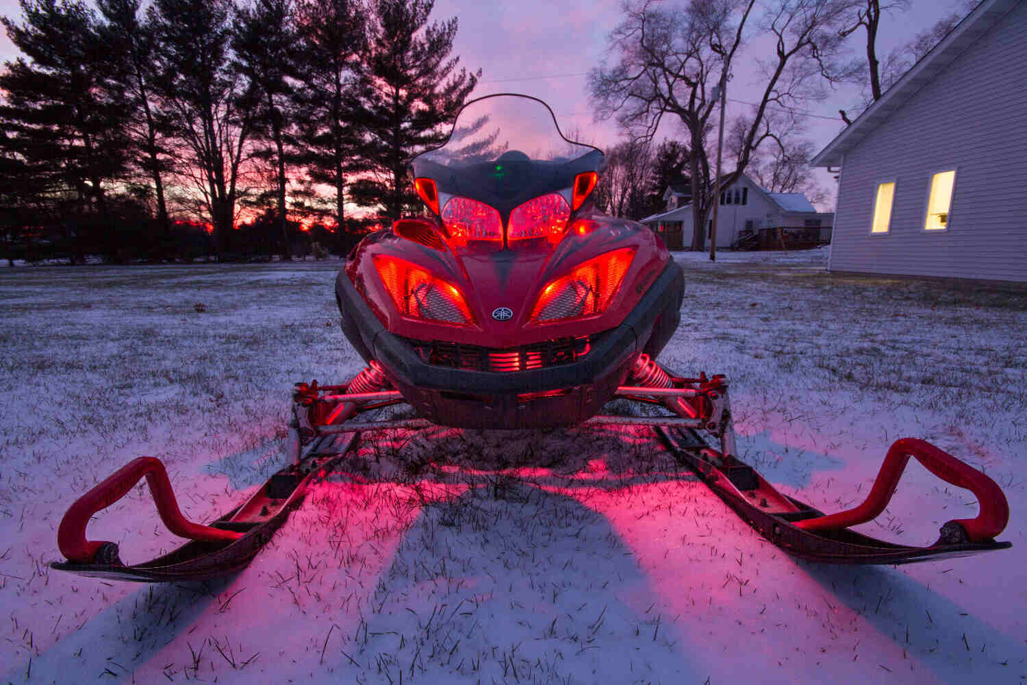 XKGLOW snowmobile underglow lights with LED RGB Controller App